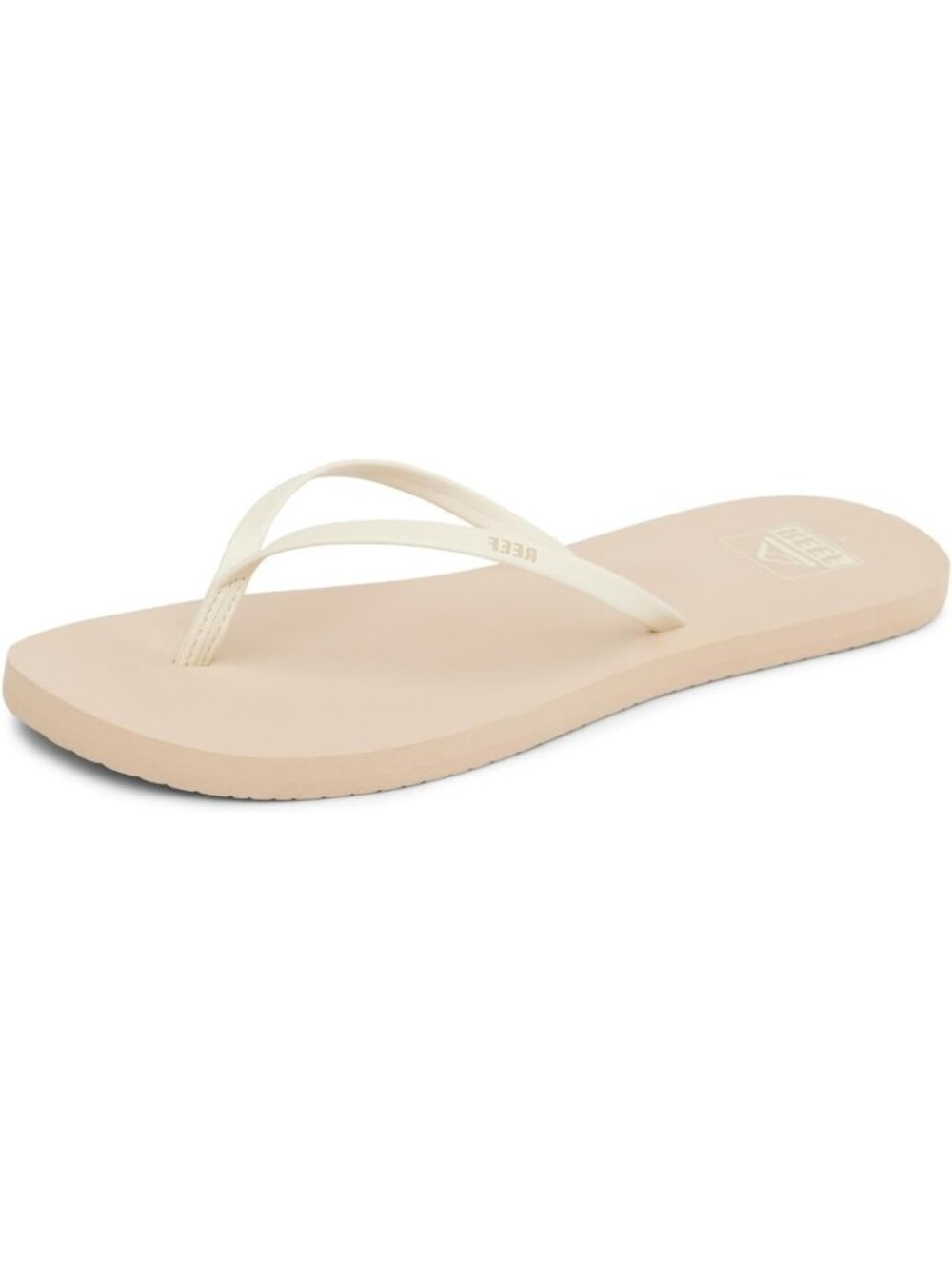 Women's Cream Polyurethane Bliss Nights Flip Flop Sandals Thong Shoes Casual